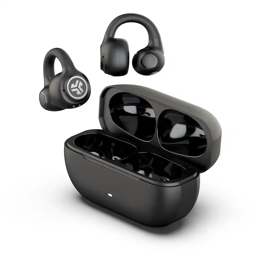 JLab Flex Open Clip True Wireless Earbuds Black EBFLEXRBLK124