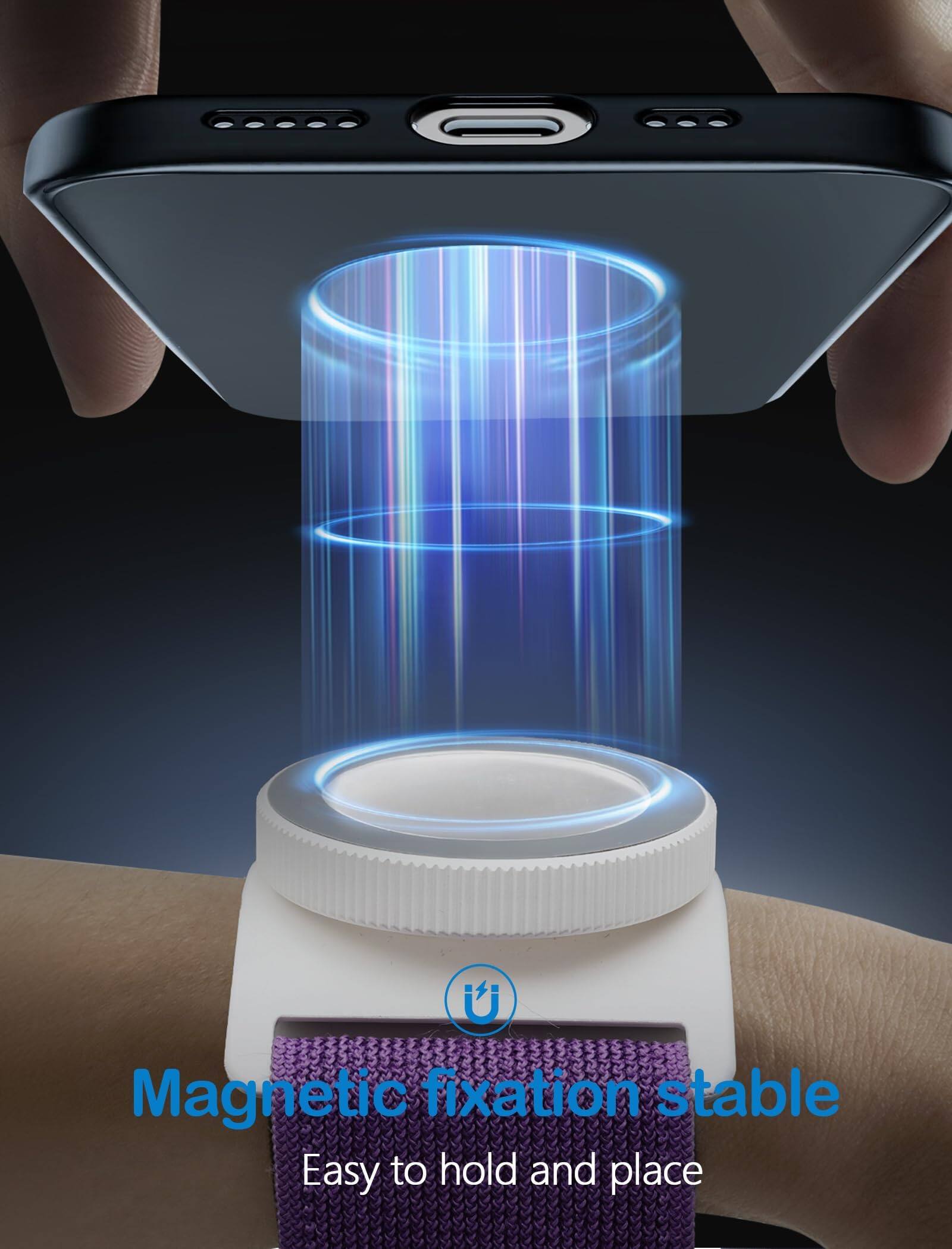 Magnetic fixation stable  
Easy to hold and place