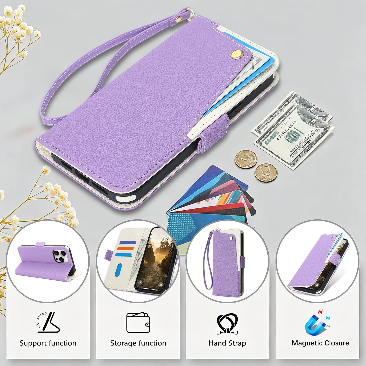 LNE 2 U P SO I ESSCR3 S MS - COSS 11:34

Support function
Storage function
Hand Strap
Magnetic Closure