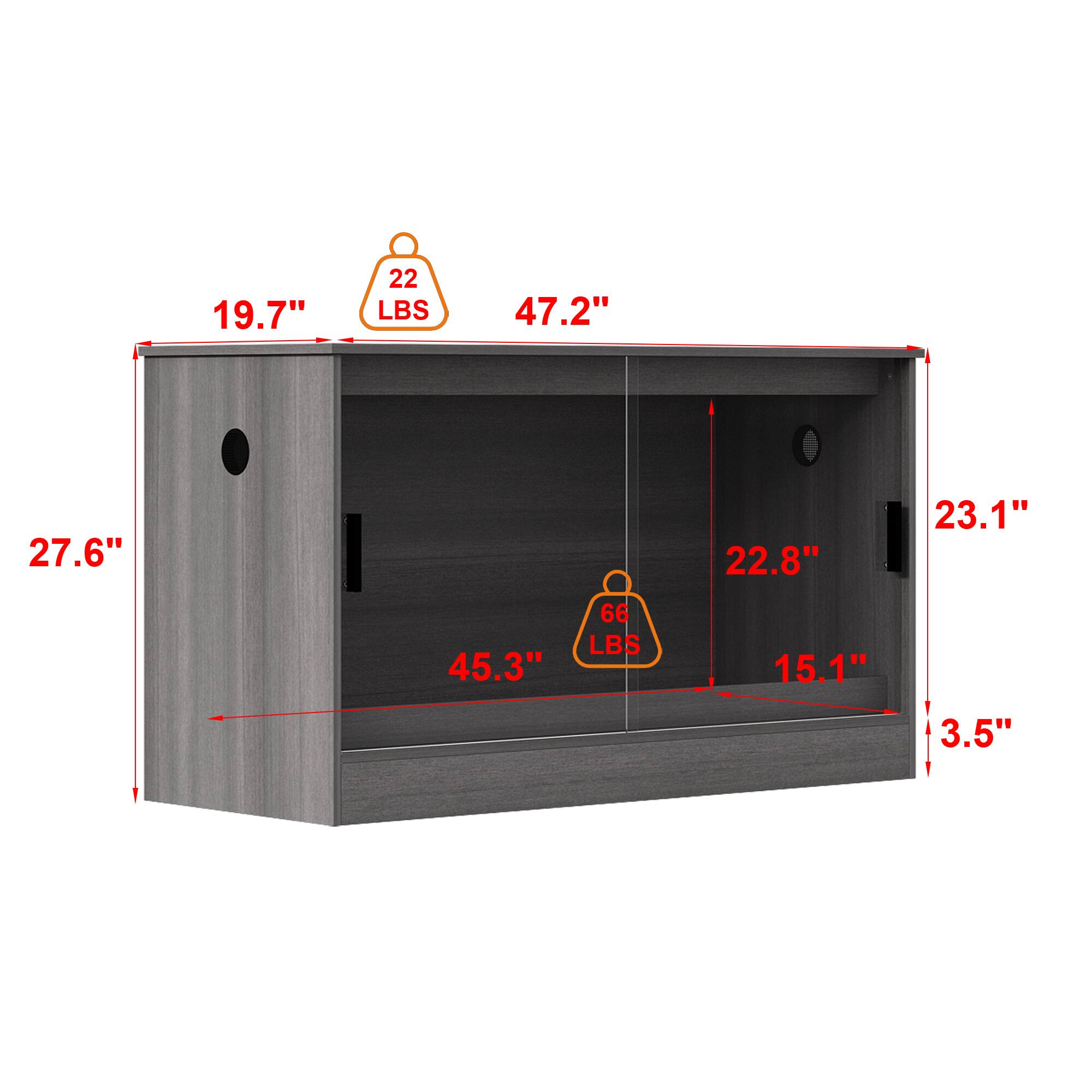 19.7"  
22 LBS  
47.2"  
27.6"  
22.8"  
23.1"  
45.3"  
66 LBS  
15.1"  
3.5"