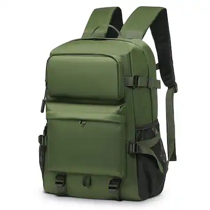 Front. Unique Bargains - 28L Laptop Backpack, Business for Men, Casual TSA Approved Travel for Women, Water Resistant Daypack - Green.
