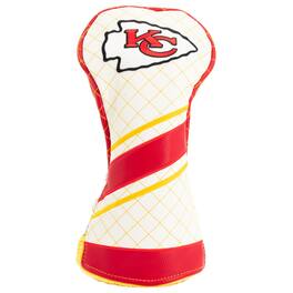 Team Golf - Kansas City Chiefs Striped Quilted Driver Headcover - Multicolor