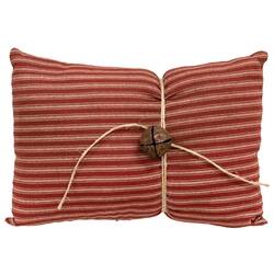 Back. BreeBe - 3/Set - Primitive Americana Jingle Bell Pillows - Multicolor.