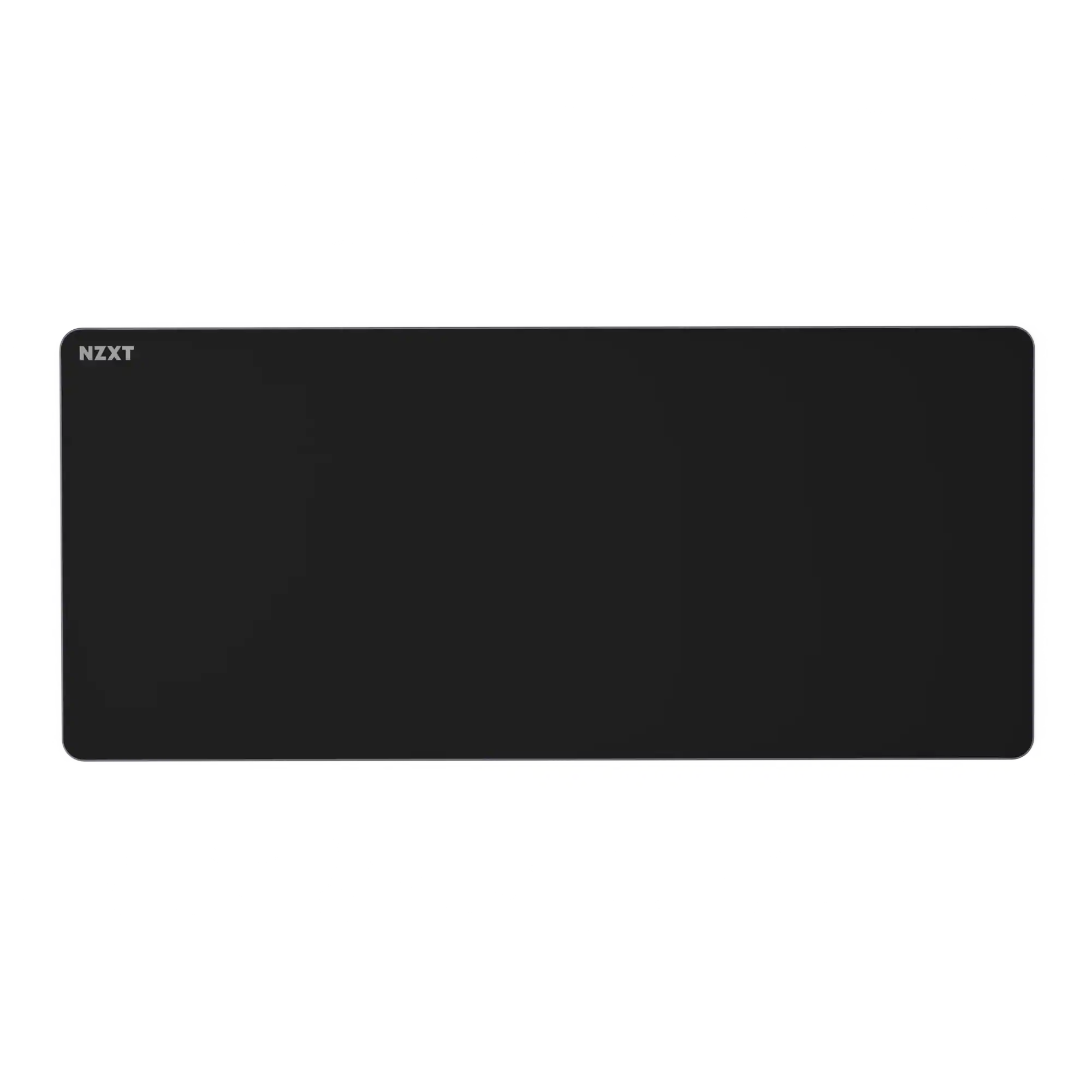 Front. NZXT - Zone Elite Premium Gaming Mouse Pad with Ultra-Smooth Nano-Knit Cloth Surface (XXL) - Black.