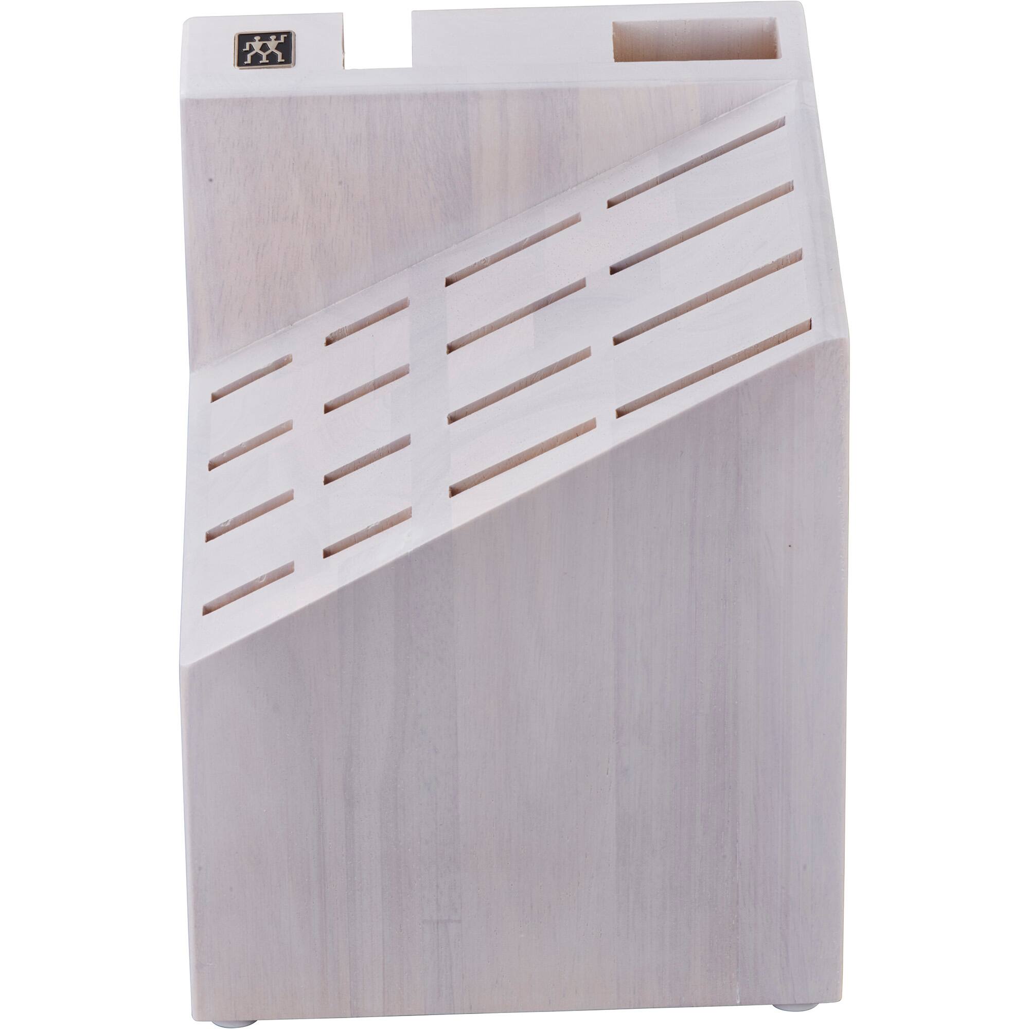 Alt View 1. ZWILLING - ZWILLING Pro 18-slot Knife Block - White - White.