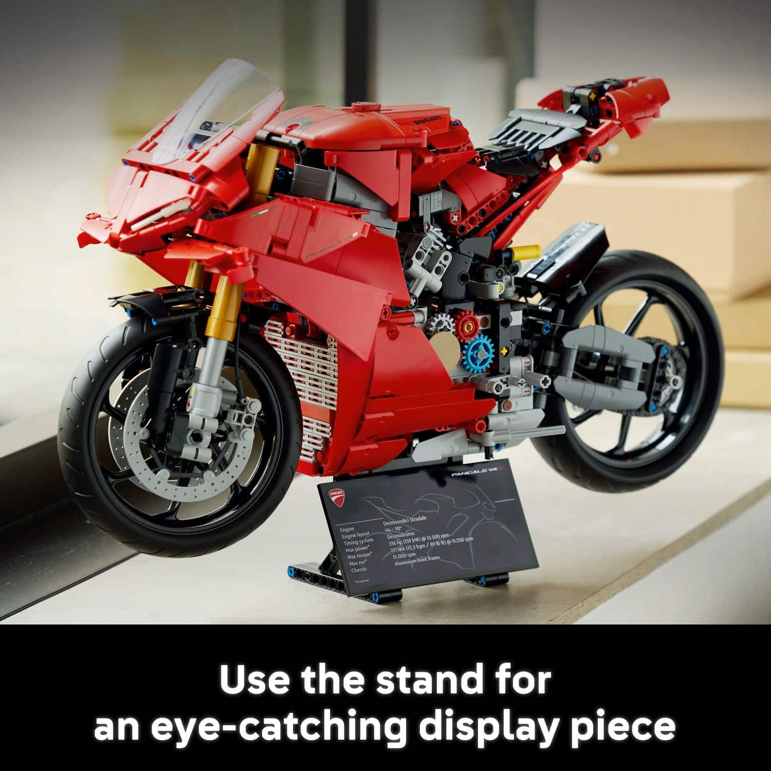 Technic Ducati Panigale outlet V4 R Motorcycle 42107 Building Set