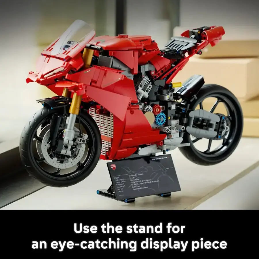 LEGO Technic Ducati Panigale V4 S Motorcycle Model Building Set