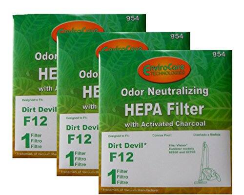 Sure, here is the corrected and grouped text:

---

**EnviroCore TECHNOLOGIES**

**Odor Neutralizing HEPA Filter with Activated Charcoal**

- Designed to Fit: Dirt Devil F12
- Designed to Fit: Concus Pour 1
- Designed to Fit: Filtro F12
- Designed to Fit: Filtre Dirt Devil*
- Designed to Fit: Filtro F12
- Designed to Fit: Filtre o M
- Designed to Fit: Filtro Filtre

*Trademark of Vacuum Manufacturer

---

**954**

---

**Odor Neutralizing HEPA Filter with Activated Charcoal**

- Designed to Fit: Dirt Devil F12
- Designed to Fit: Concus Pour 1
- Designed to Fit: Filtro F12
- Designed to Fit: Filtre Dirt Devil*
- Designed to Fit: Filtro F12
- Designed to Fit: Filtre o M
- Designed to Fit: Filtro Filtre

*Trademark of Vacuum Manufacturer

---

**954**

---

**Odor Neutralizing HEPA Filter with Activated Charcoal**

- Designed to Fit: Dirt Devil F12
- Designed to Fit