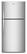 Front. Whirlpool - 30 in. Wide 19.2 cu. ft. Top-Freezer Refrigerator with Total Coverage Cooling - Fingerprint-Resistant Stainless Finish.