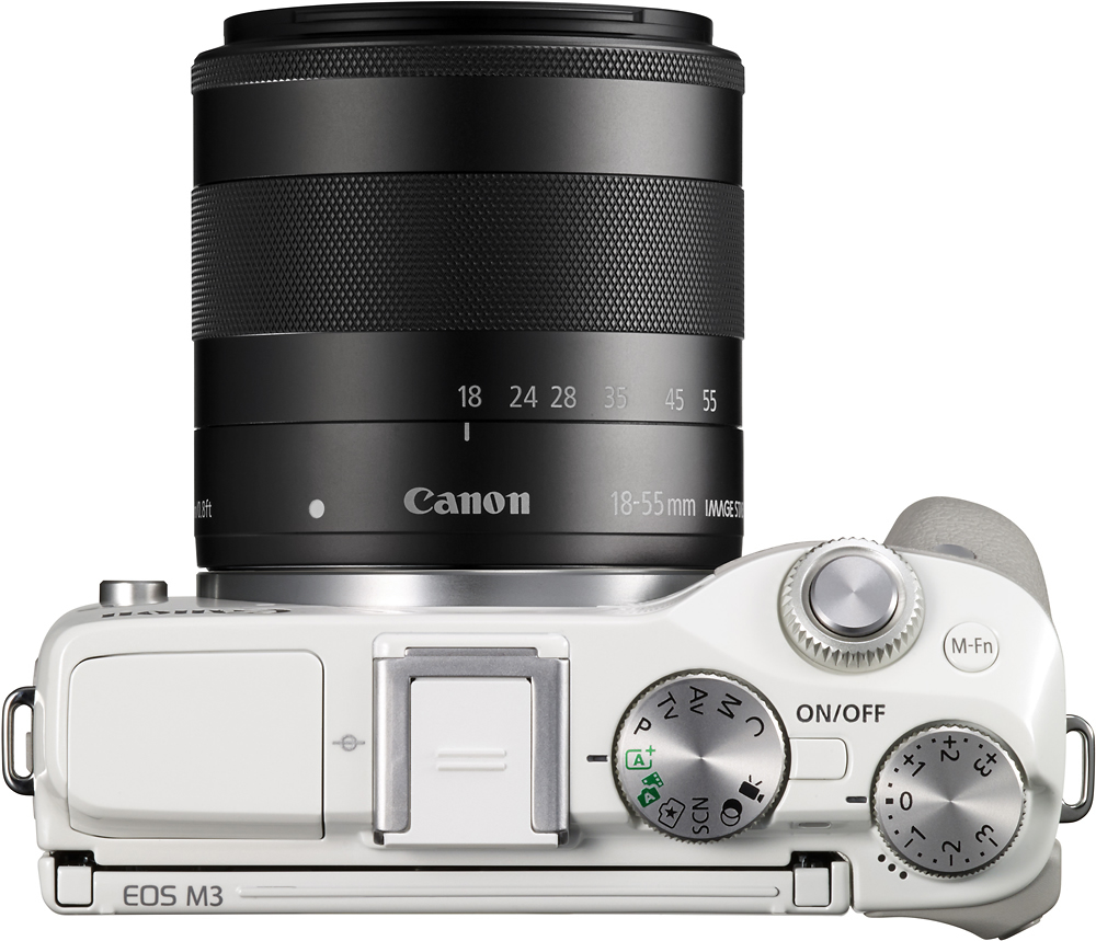 Best Buy: Canon EOS M3 Mirrorless Camera with EF-M 18-55mm Lens