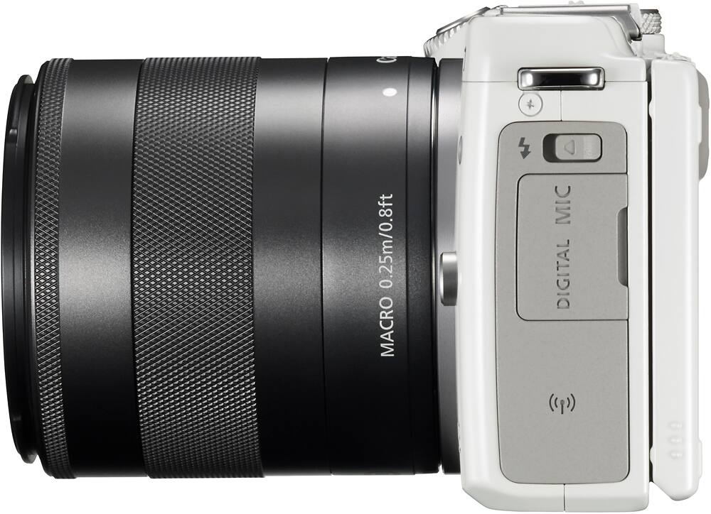 Best Buy: Canon EOS M3 Mirrorless Camera with EF-M 18-55mm Lens