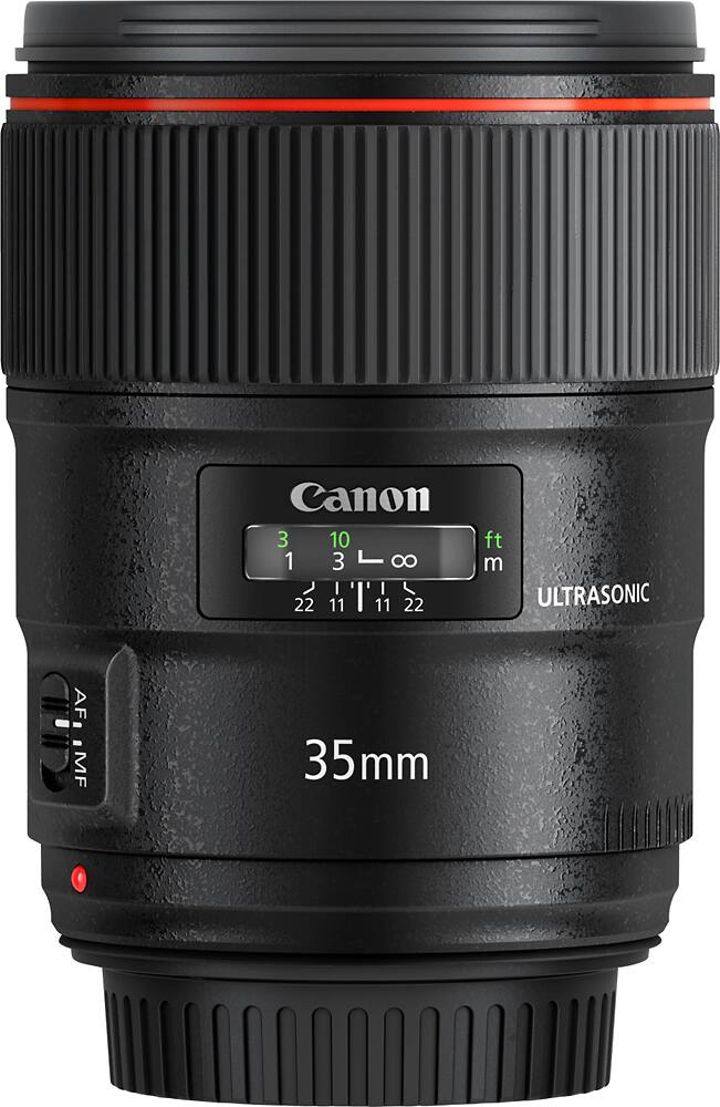 Alt View 12. Canon - EF 35mm f/1.4L II USM Wide-Angle Lens - Black.