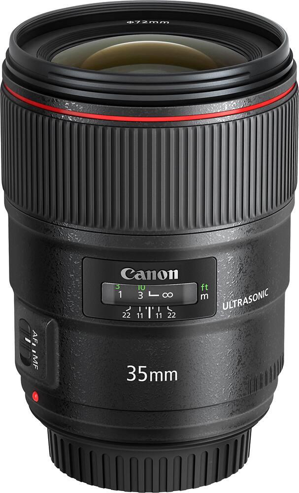 Alt View 1. Canon - EF 35mm f/1.4L II USM Wide-Angle Lens - Black.