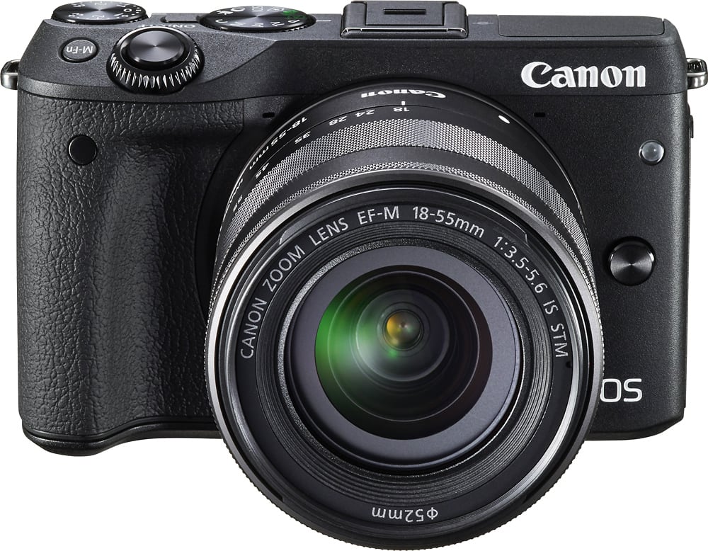 Best Buy: Canon EOS M3 Mirrorless Camera with EF-M 18-55mm Lens 