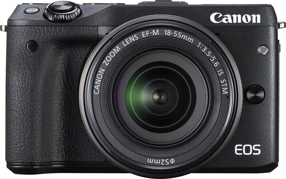 Best Buy: Canon EOS M3 Mirrorless Camera with EF-M 18-55mm Lens