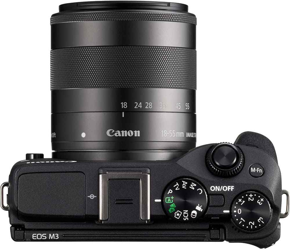 Best Buy: Canon EOS M3 Mirrorless Camera with EF-M 18-55mm Lens