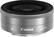 Front. Canon - EF-M 22mm f/2 STM Wide-Angle Lens - Silver.
