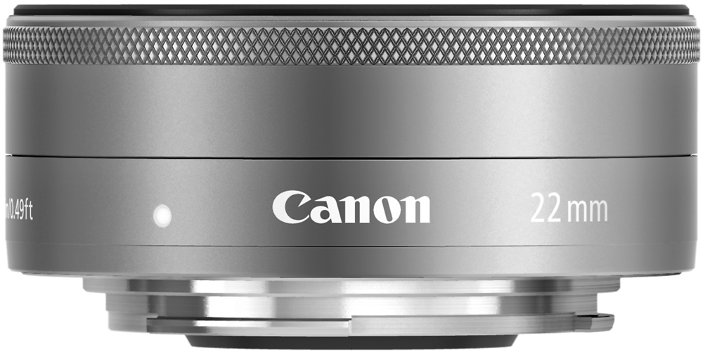 Canon EF-M 22mm F2 STM SILVER for EOS M2 M3 M5 M6 Mark II M10 M100