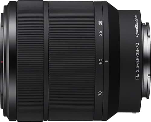 Front. Sony - FE 28-70mm f/3.5-5.6 OSS Zoom Lens for Most a7-Series Cameras - Black.