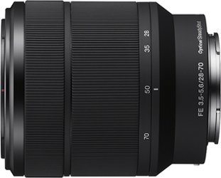 Sony - FE 28-70mm f/3.5-5.6 OSS Zoom Lens for Most a7-Series Cameras - Black - Front_Zoom