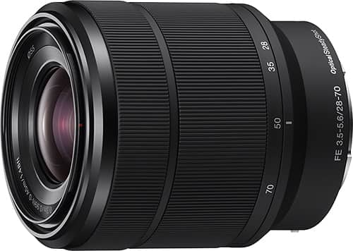 Alt View 1. Sony - FE 28-70mm f/3.5-5.6 OSS Zoom Lens for Most a7-Series Cameras - Black.