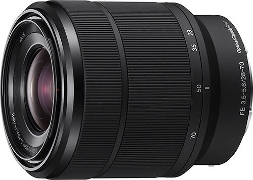 Alt View 1. Sony - FE 28-70mm f/3.5-5.6 OSS Zoom Lens for Most a7-Series Cameras - Black.