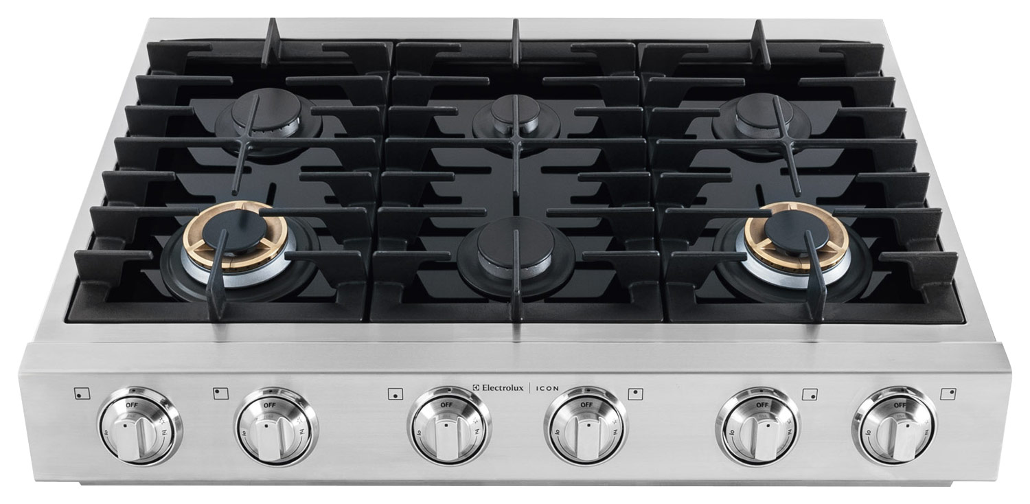 Best Buy: Electrolux ICON 36 Built-In Gas Cooktop Stainless steel