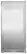 Front. Electrolux - Single Louvered Trim Kit for Select Electrolux Freezers and Refrigerators - Stainless Steel.