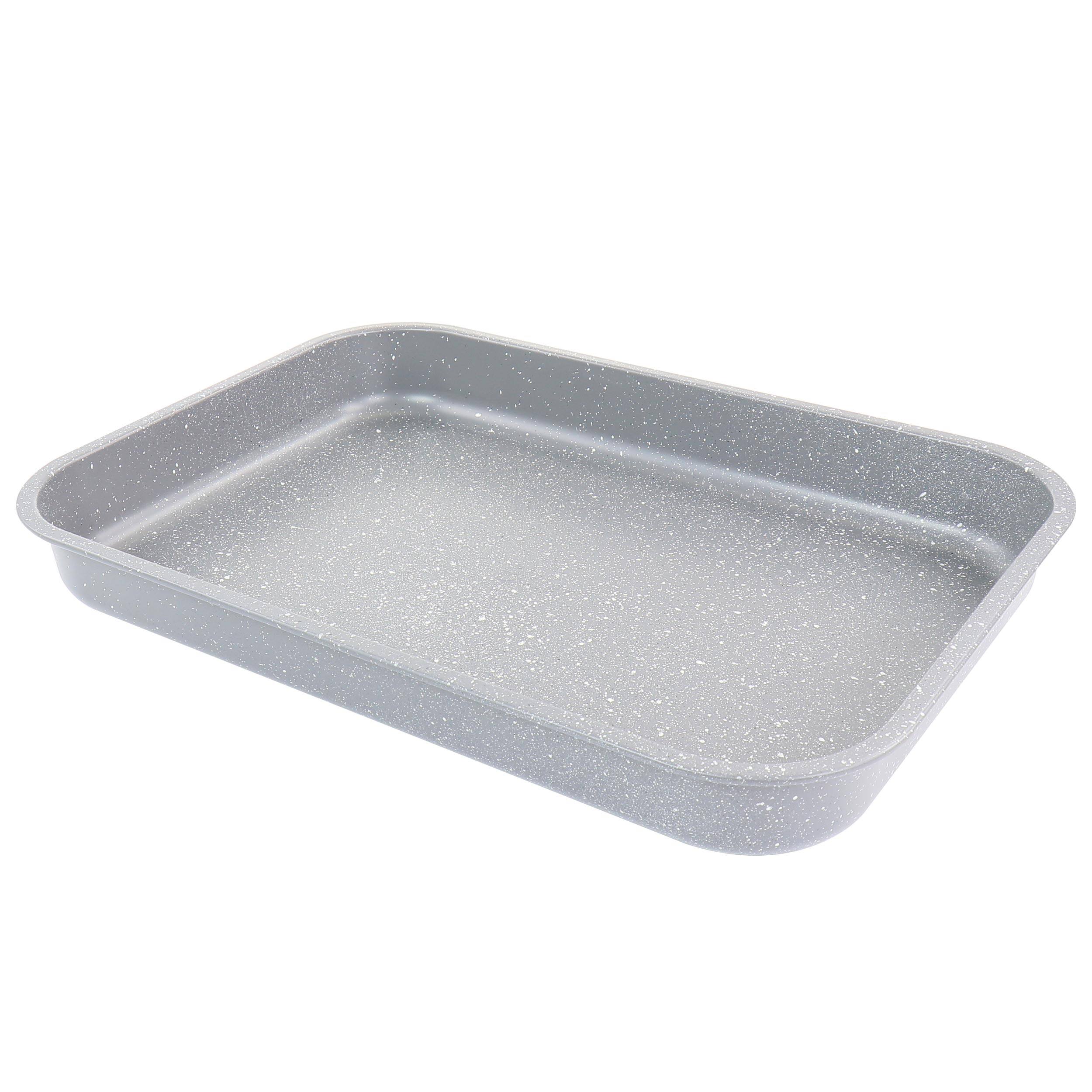 Alt View 3. Oster - Oster 5 Piece Carbon Steel Roasting and Baking Set - Gray.