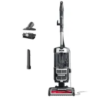 Shark - Refurbished Navigator Lift-Away Upright Vacuum w/ PowerFins Self-Cleaning Brushroll, HEPA Filter, LED Headlights - Gray - Front_Zoom