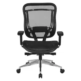 Office Star Products - Executive High Back Chair - Black