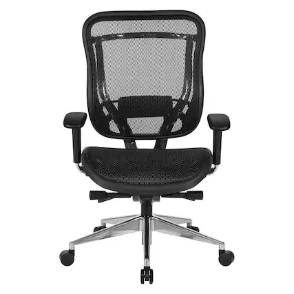 Front. Office Star Products - Executive High Back Chair - Black.