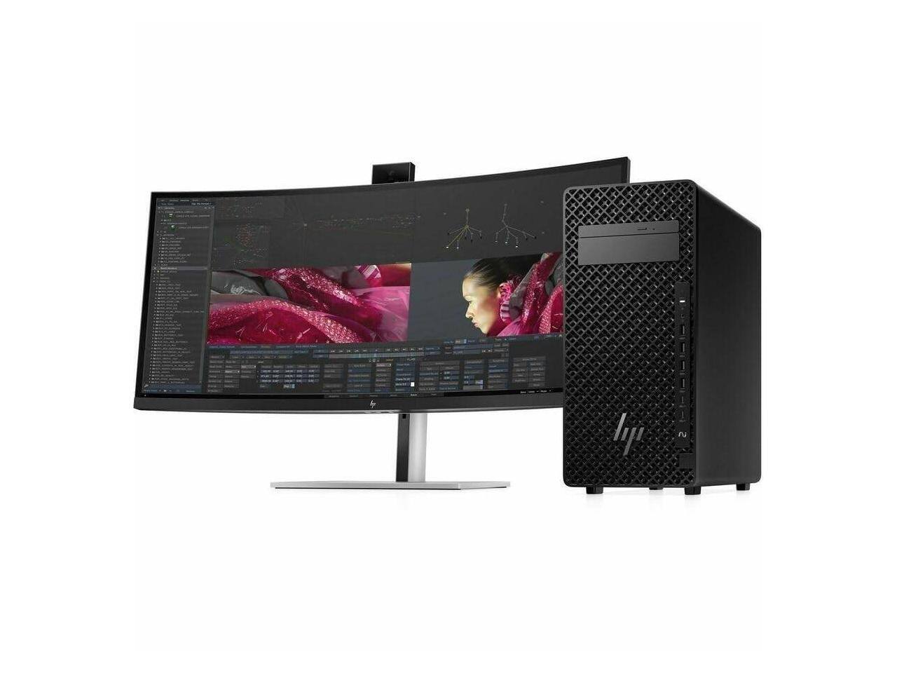 Alt View 5. HP - HP Z2 G1i Workstation - Intel Core Ultra 9 285 - 32 GB - 1 TB SSD - Tower - Black - Intel W880 Chip - Windows 11 Pro - Black.