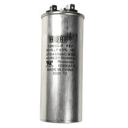 HQRP - 50+5 uF Dual Run Capacitor 370-440 V AC for HVAC Blower Compressor Motor Start CBB65
