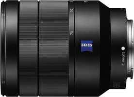 Sony - 24-70mm f/4 Zoom Lens for Most a7-Series Cameras - Black - Front_Zoom
