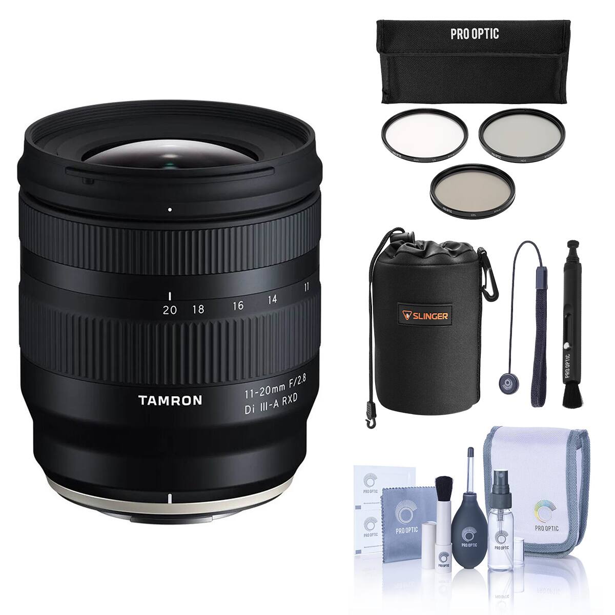 Bundle Tamron 11 20mm f/2.8 Di III A RXD Lens for Fujifilm X with 67mm ...