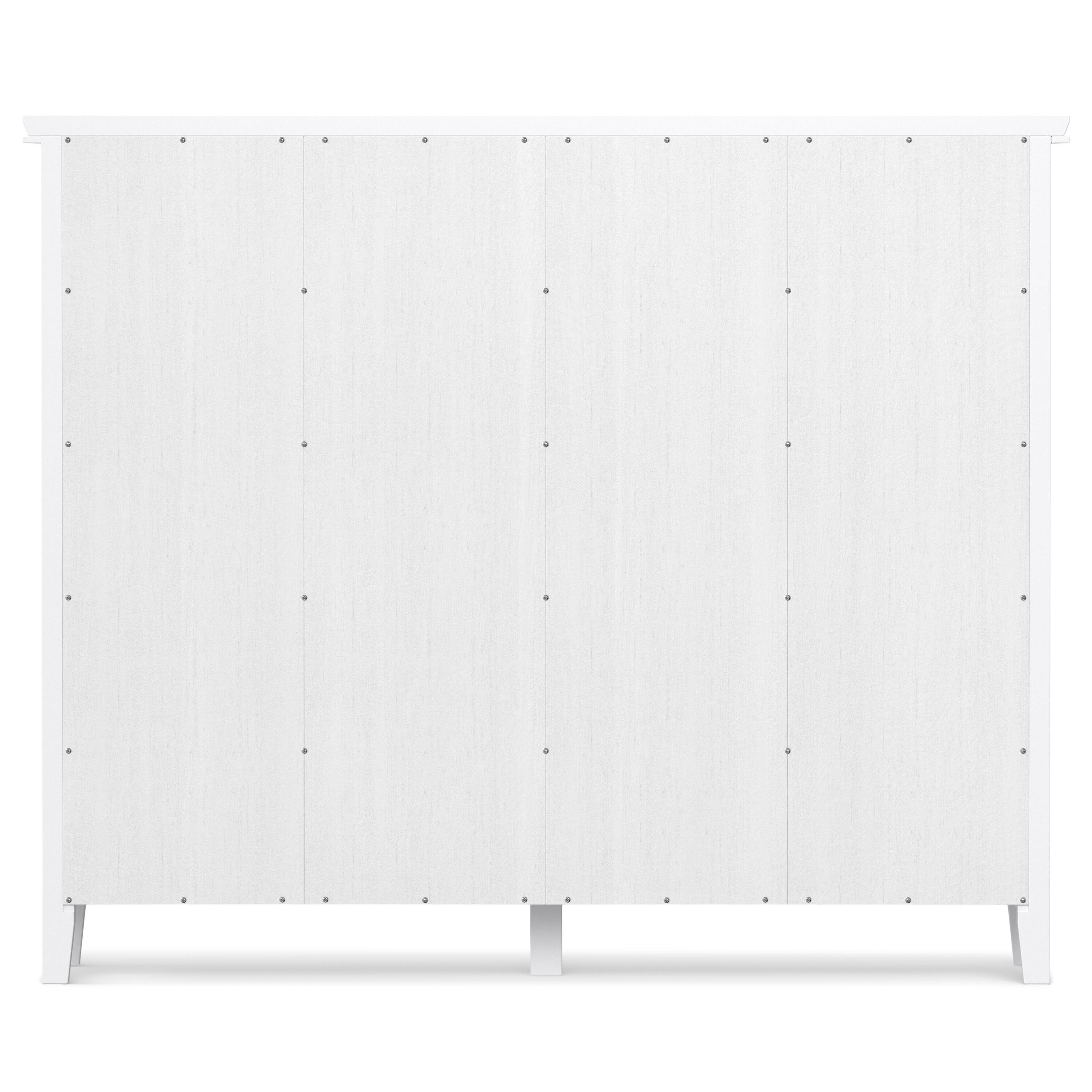 Back. Simpli Home - Simpli Home Artisan SOLID WOOD 48 inch x 57 inch Transitional 12 Cube Storage in White - White.