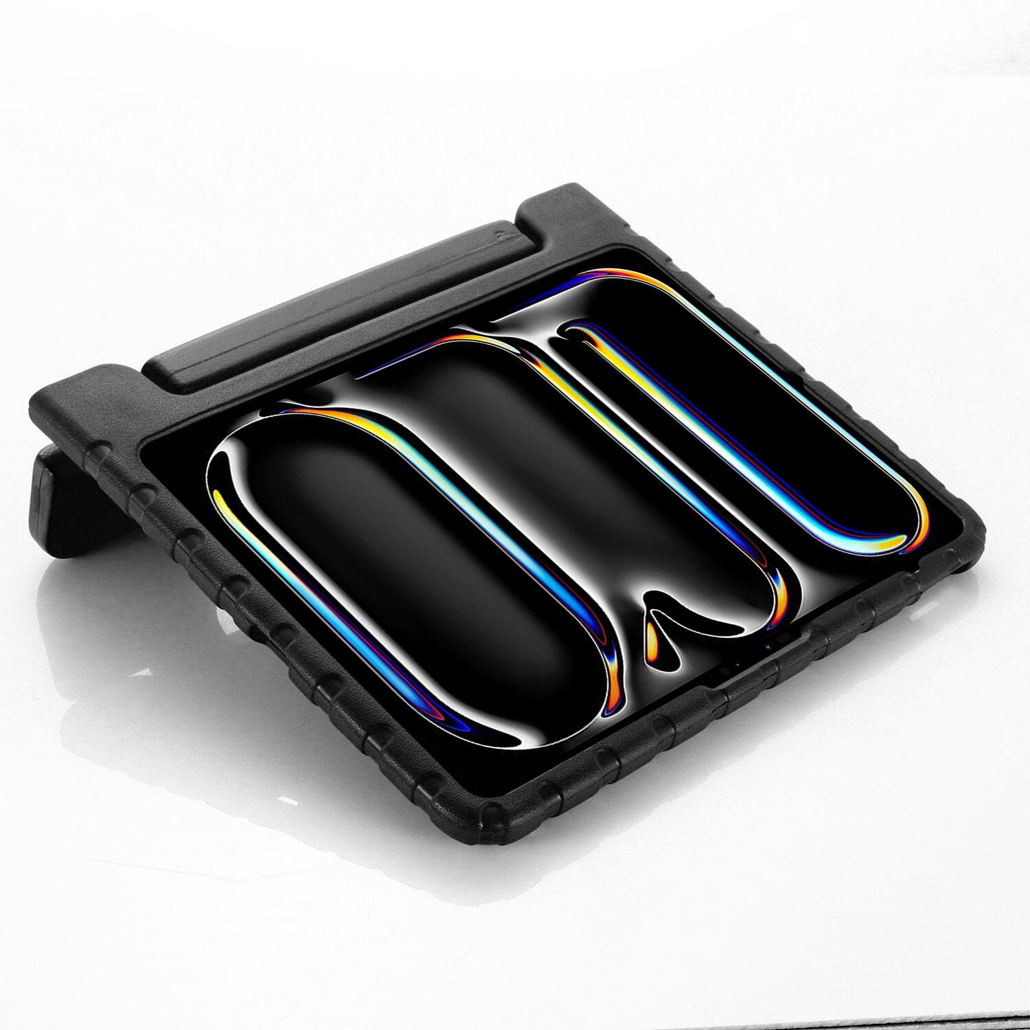 Alt View 1. UUCOVER - Kid-Friendly Case for Apple iPad Air 13-inch M4 M3 M2 2026/25025/2024 Tablet Protective Cover with Handle and Kickstand - Black.