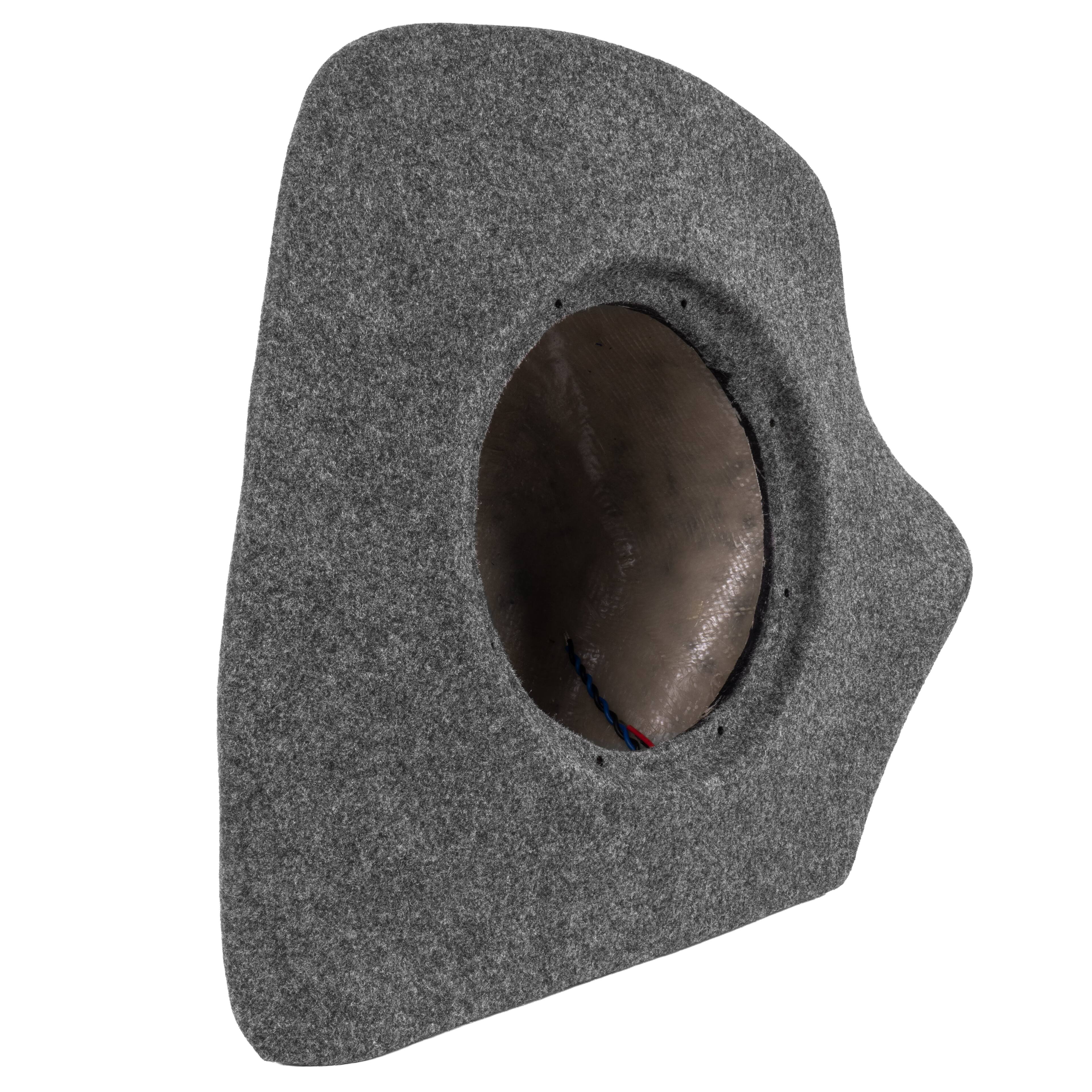 Angle. NVX - UBE-TOY-COR-G11 BOOST Box Custom Fit 10in Empty Sealed Subwoofer Enclosure for select 2014-2019 Toyota Corolla.