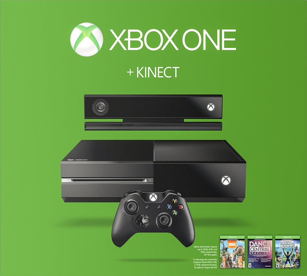 Beter vorm Verleiden Microsoft Xbox One with Kinect Bundle Black 7UV-00239 - Best Buy