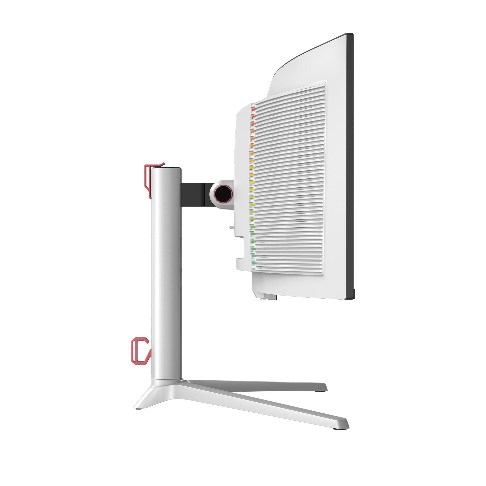 Angle. Mobile Pixels - 49-In. 1800R OLED Curved Gaming Monitor - Black.