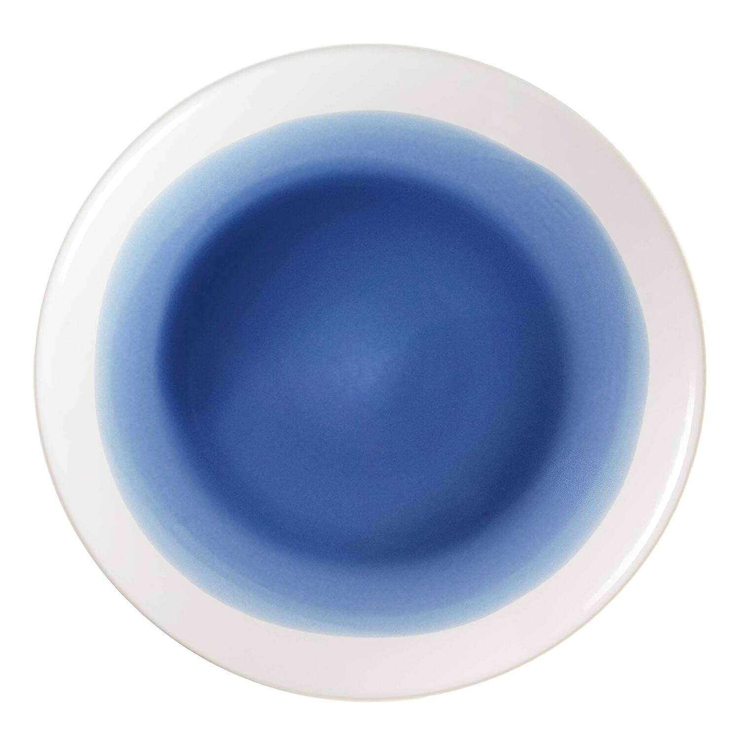 Angle. American Atelier - Oasis Blue 16-Piece Dinner Set - Blue.