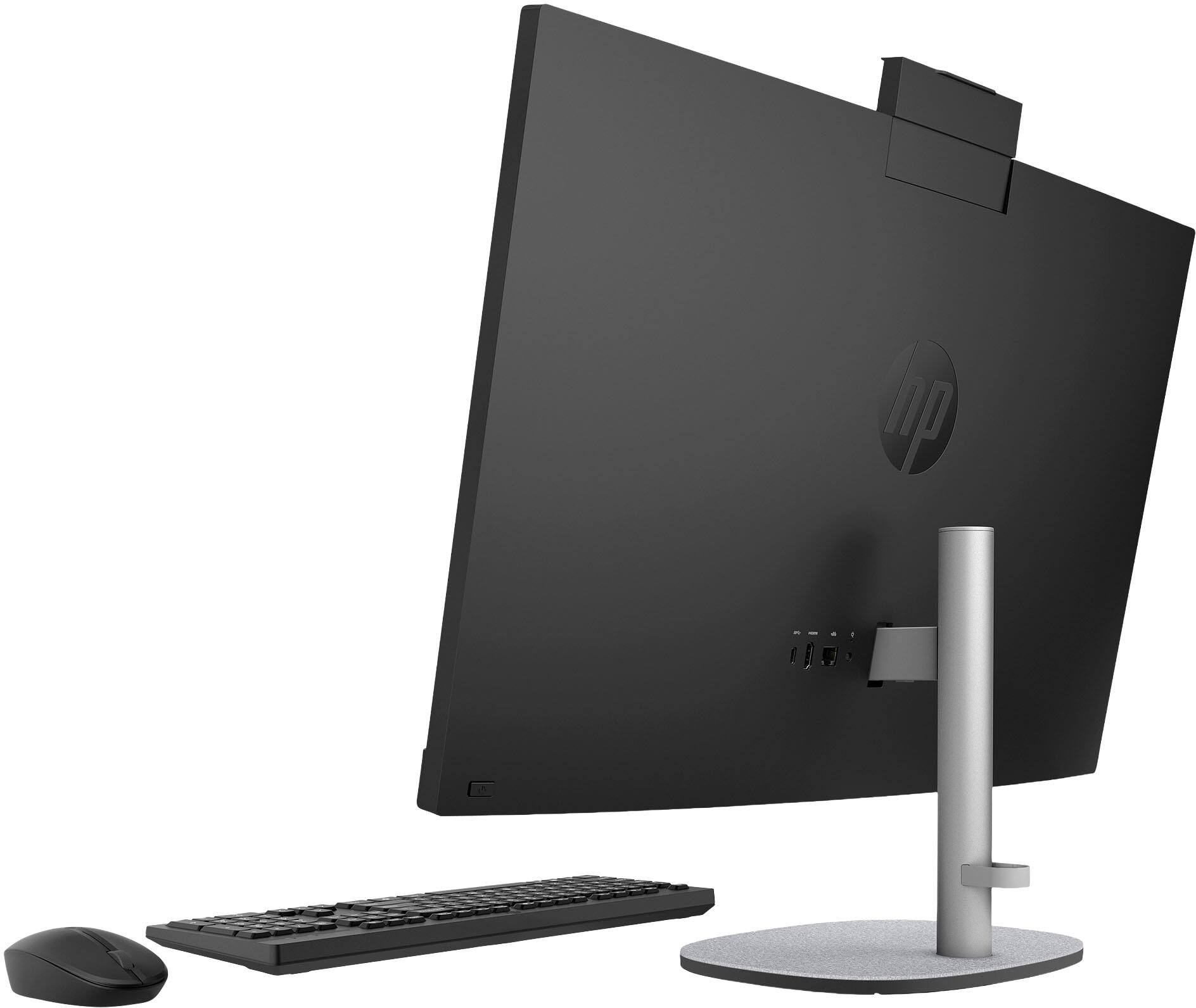 Alt View 5. HP - Copilot+ PC 27" Full HD Touch-Screen All-in-One with Adjustable Height - AMD Ryzen AI 7 - 16GB DDR5 Memory - 1TB SSD - Jet Black.