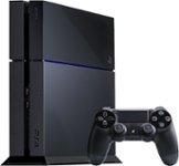 Front. Sony - PlayStation 4 (500GB) - PRE-OWNED - Black.