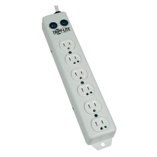 Front Standard. Tripp Lite - 6 Outlets Power Strip.