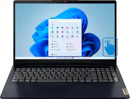 Lenovo - Refurbished Excellent - IdeaPad 3i Laptop 15.6 FHD Display (i5-1155G7, 8GB, 512GB SSD, Intel Iris Xe, Win 11 Home S-Mode) - Abyss Blue