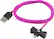 Alt View 11. kate spade new york - Bow 3.3' USB-to-Micro USB Charge-and-Sync Cable - Black/Pink.
