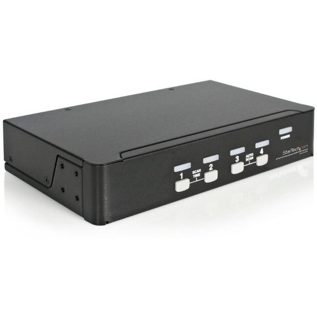 Best Buy: Startech 4 Port Professional VGA USB KVM Switch with Hub SV431USB