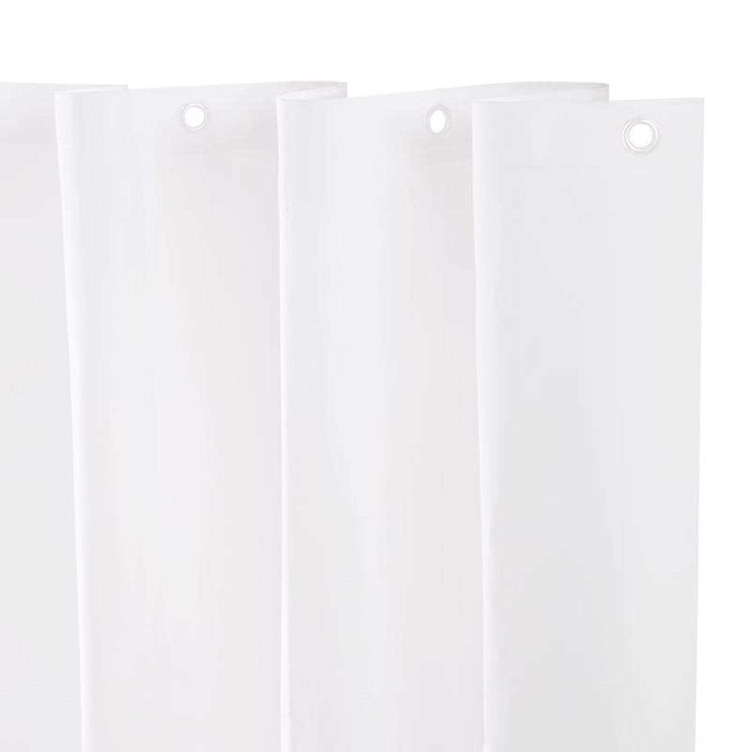 Left. Kenney - Kenney 72 in. H X 70 in. W White Shower Curtain Liner PEVA - White.