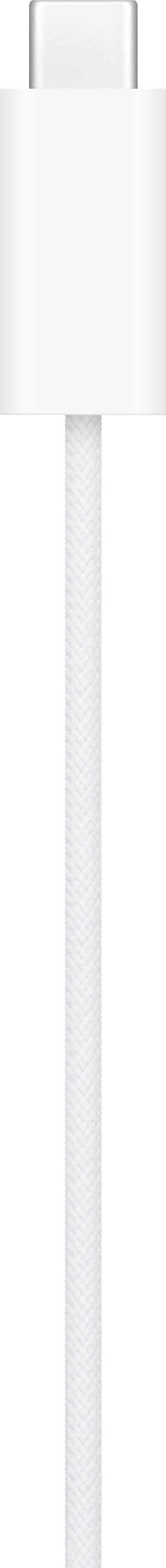 Alt View 3. Apple - Apple Watch Magnetic Fast Charger to USB-C Cable (1 m, 2026) - White.